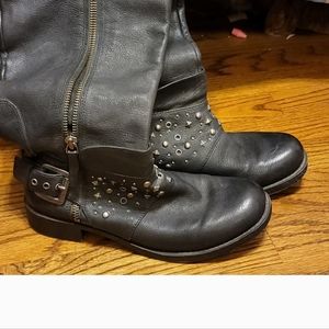 Nine West Studded Boots, Size 6